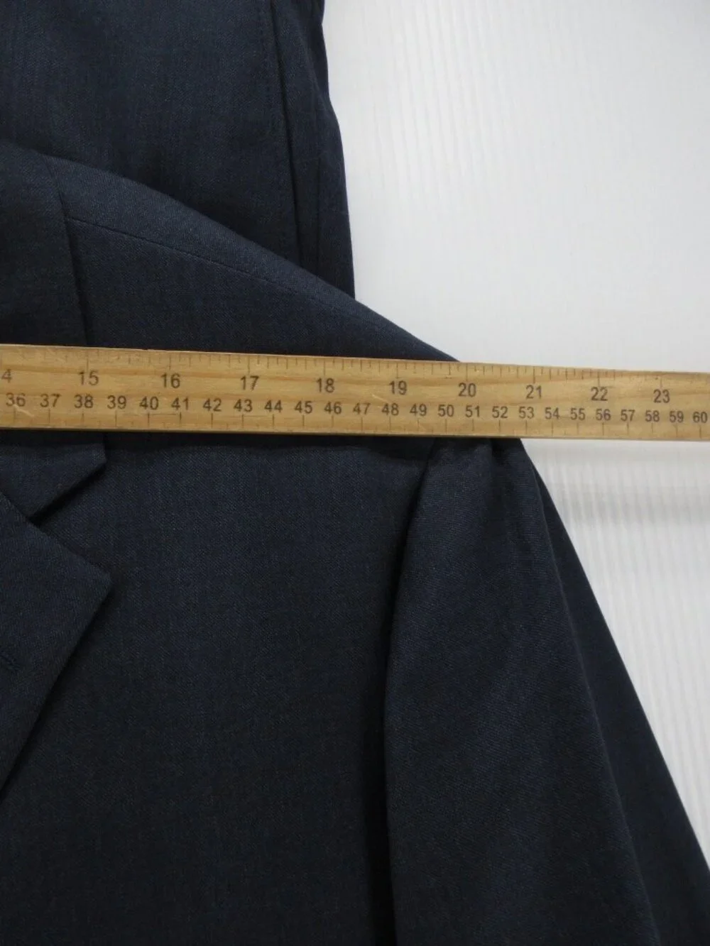 Hickey Freeman Suit 52 Navy Milburn II Wool Formal Luxury USA 46 NEW